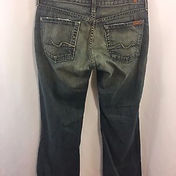 7FAM 7 For All Mankind Jeans women’s Size 28 Denim - Picture 2 of 4
